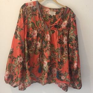 Johnny Was Workshop boho blouse